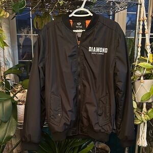 Diamond Supply Co. Black Bomber Jacket